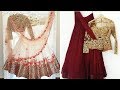 New stylish designer lehenga choli for wedding season//latest indo Western lehenga in saree style