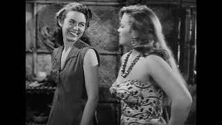 Catfight - B & W Clic Where Heroine Easily Beats Up Spoiled Bratty Villainess Knocking Her Out
