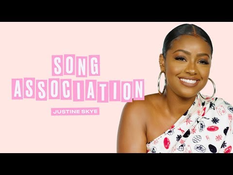 Justine Skye Sings JLo, Beyoncรฉ, and John Legend in a Game of Song Association | ELLE