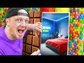 I Built a SECRET Room In My Candy Shop!