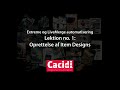 Extreme / LiveMerge tutorial no. 1.  Create a Cacidi Item Design (Danish speak)