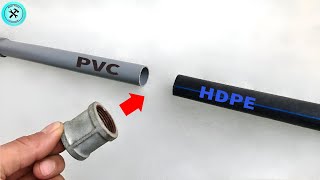Plumbers Near Me Dont Want To Share This With Yousimple Tricks To Connect Pvc Pipes And Hdpe Pipes
