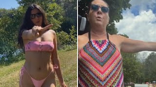 Woman Confronts Sunbather for Wearing Bikini