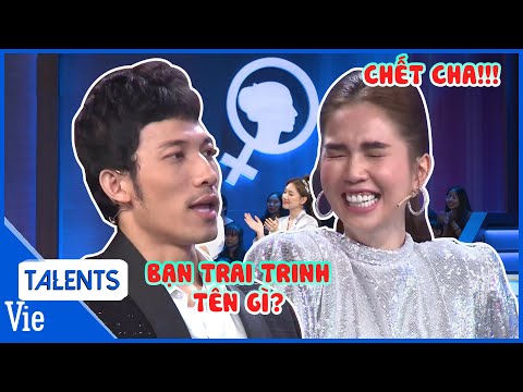 Liên Bỉnh Phát thách Ngọc Trinh nói tên bạn trai và cái kết ấp úng khiến đồng đội ăn một rổ chanh