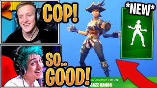 Tfue Buys & Streamers React To The New Jazz Hands Emote - Fortnite Moments