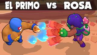 EL PRIMO vs ROSA ⭐ Brawl Stars