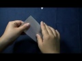 How to make a Ninja Star(Shuriken) from Origami paper