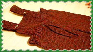 Easy to crochet baby knit pants for children salopette bebe au tricot