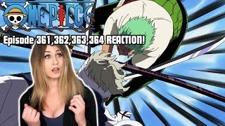 ZORO VS RYUMA! One Piece Episode 361,362,363,364 REACTION!