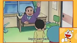 Doraemon 2005 Final Bölümünün Son Sahnesi Nobita Ders Çalısıyor
