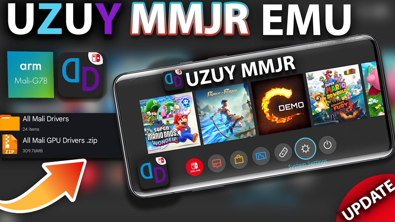 Uzuy Emulator UPdate: New Mali GPU Drivers & Full Setup Uzuy Emulator UPdate: New Mali GPU Drivers & Full Setup