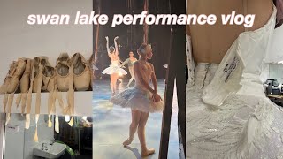 Swan Lake Performance Vlog Triple Show Day, Stage Make-Up, Behind The Scenes