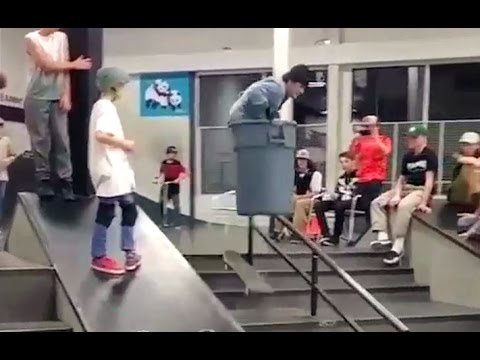 INSTABLAST! - Trashcan TO RAIL! Gonz Skateboarding, Noseblunt POOL! Crazy B/S Heel Flip Late Shuv