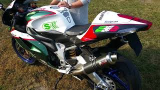 Aprilia Rsv 1000 Mit Mivv Carbon Exhaust