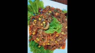 No Bra Cooking Edition How To Cook Special Recipe Pork Torta With Mushrooms, So Yummy