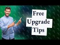 How to upgrade for free in Delta?