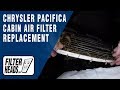 Cabin air filter replacement- Chrysler Pacifica