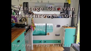 Vintage Caravan Walkthrough Tour • 1972 Oxford • Tiny House • RV Renovation • Travelling NZ