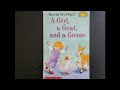 A Girl, a Goat, and a Goose by David Mcphail- Read Aloud by Goofy Ruby