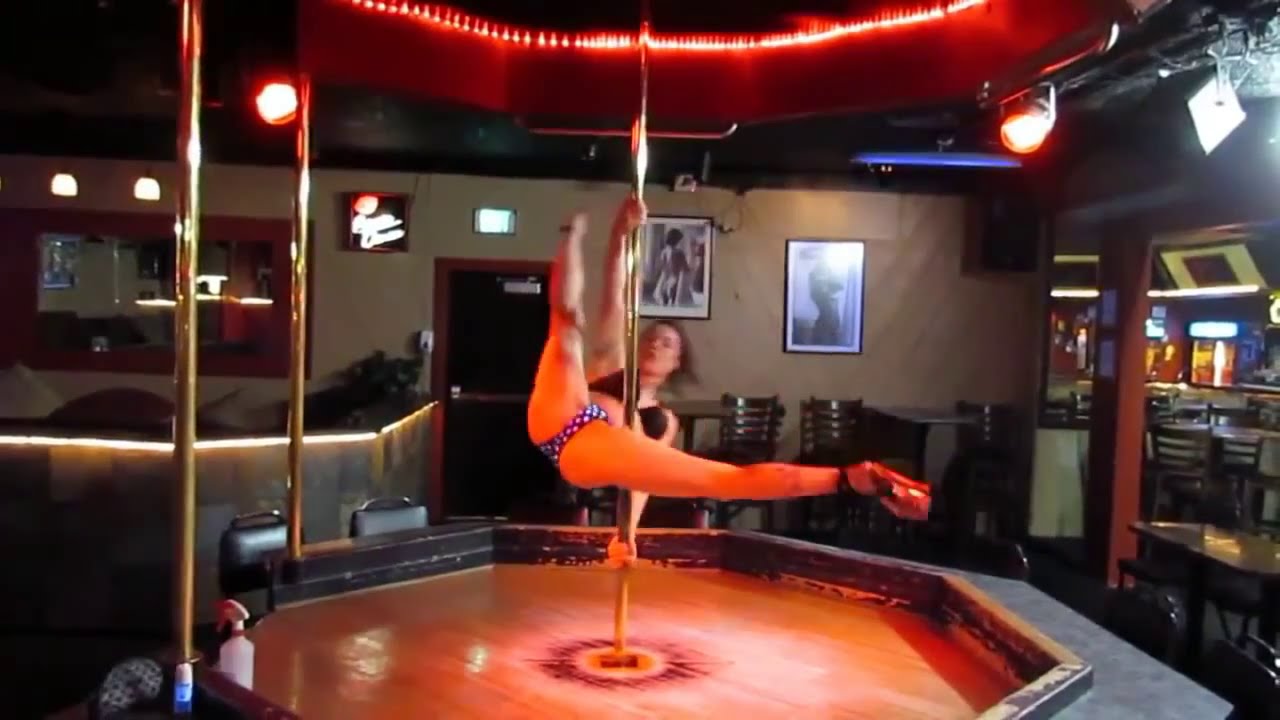 Picture of stripper on pole