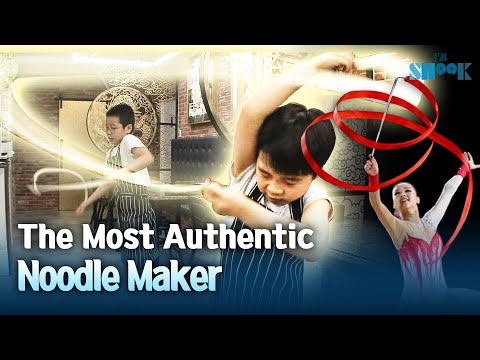 Elementary Schooler's Authentic Hand-Made Noodle