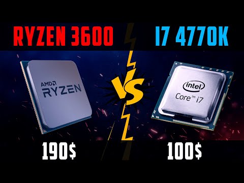 СТАРИЧОК ЕЩЕ ТАЩИТ! // INTEL CORE I7-4770K VS AMD RYZEN 3600