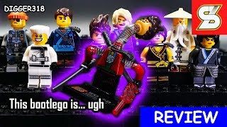 Lego Ninjago Sheng Yuan Bootleg SY684 Evil Ninja Spring Loaded Clowns Review 4K