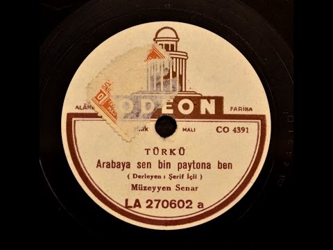 Müzeyyen Senar - Arabaya Sen Bin Paytona Ben - GERÇEK TAŞ PLAK KAYDI