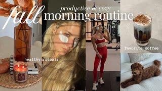 7Am Fall Morning Routine Healthy Habits, Morning Rituals & Cozy Vibes