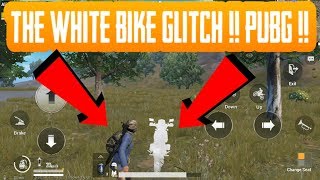 FUNNY MOMENT PUBG ! WHITE BIKE GLITCH ! BETA 0.9.0 PUBG MOBILE !