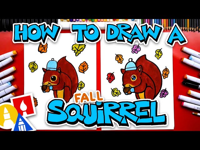 Play this video How To Draw A Cute Fall Squirrel Cartoon