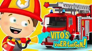Brandweerauto Bouwen met Vito - Met Sirene en Geluid! - Pretlettertjes Vito's Vo