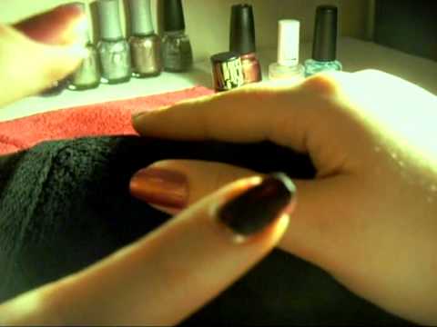 Barry M nail effects tutorial / demo - pink leopard print