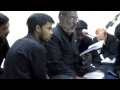 Janab Afsar reciting marsiya in Hyderabad, India