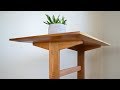 DIY Japanese Inspired Cherry Trestle Table