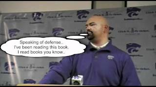 Ron Prince Kansas State Coach making heads explode..