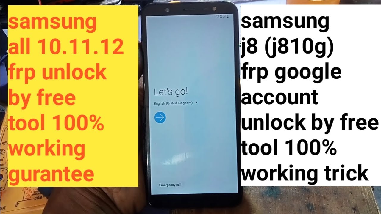 Samsung Galaxy J8(J810G) Frp Bypass Android 10-11 Samsung Galaxy J8(J810G) Frp Bypass Android 10-11