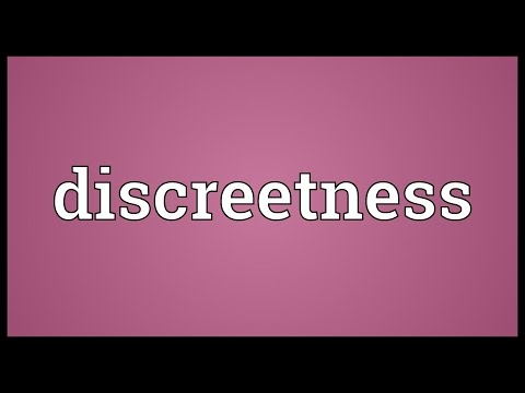 Header of discreetness