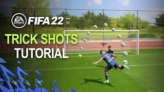 FIFA 22 TOP 5 FANCY TRICK SHOTS TO USE IN FUT 22 | FANCY & EFFECTIVE SKILLS TUTO