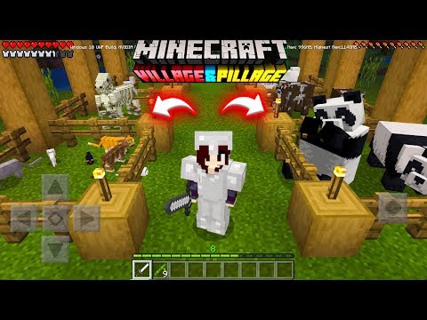 AGORA DA PARA FAZER UM ZOOLÓGICO NA NOVA ATUALIZAÇÃO MINECRAFT PE 1.9 VILLAGE E PILLAGE AGORA DA PARA FAZER UM ZOOLÓGICO NA NOVA ATUALIZAÇÃO MINECRAFT PE 1.9 VILLAGE E PILLAGE