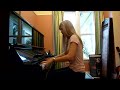 Lara plays the Pokemon theme on piano