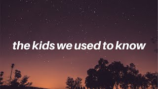Watch Tate Mcrae The Kids We Used To Know video