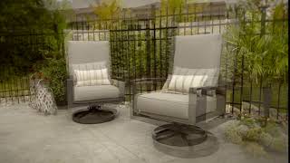 Lyndale Swivel Rocking Chairs Beauty