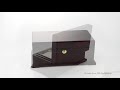 MBA-MB26-FL-18NOTE - Musical Jewelry Box With Subtle Floral Motifs