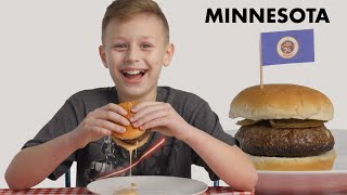 Kids Try Burgers From 10 States | Bon Appétit Kids Try Burgers From 10 States | Bon Appétit
