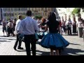 Demonstration of Modern Square Dance in Nice (France) by the Rockin Family's club, september 2012