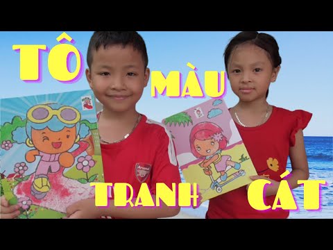 Bích Bích | Tô màu tranh cát - Coloring sand paintings #2