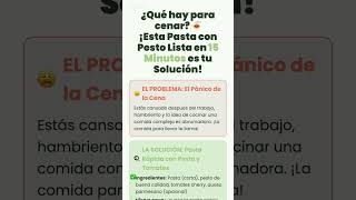 Qué Hay Para Cenar? Esta Pasta Con Pesto Lista En 15 Minutos Es Tu...