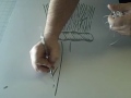 Видео Нанесение пескоструйного рисунка на стекло.flv