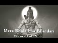 Mera Bhola Hai Bhandari ll slowed Lofi ll Mahashivratri special 🙏